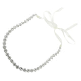 Maxbell Luxury Crystal Wedding Belts Rhinestone Bridal Sash Belly Chains Silver