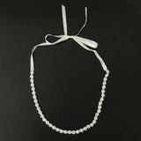 Maxbell Luxury Crystal Wedding Belts Rhinestone Bridal Sash Belly Chains Silver