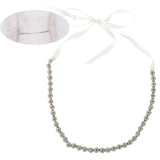 Maxbell Luxury Crystal Wedding Belts Rhinestone Bridal Sash Belly Chains Silver