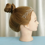 Maxbell Bridal Rhinestone Flower Tiara Crown Hairband Wedding Party Hair Costume D
