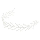 Maxbell Bridal Rhinestone Flower Tiara Crown Hairband Wedding Party Hair Costume D