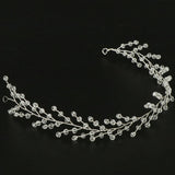 Maxbell Bridal Rhinestone Flower Tiara Crown Hairband Wedding Party Hair Costume D
