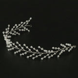 Maxbell Bridal Rhinestone Flower Tiara Crown Hairband Wedding Party Hair Costume D