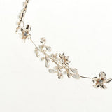Maxbell Bridal Rhinestone Flower Tiara Crown Hairband Wedding Party Hair Costume E