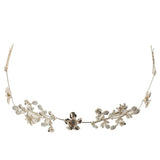 Maxbell Bridal Rhinestone Flower Tiara Crown Hairband Wedding Party Hair Costume E