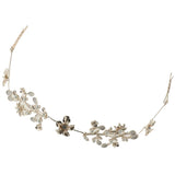 Maxbell Bridal Rhinestone Flower Tiara Crown Hairband Wedding Party Hair Costume E