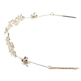 Maxbell Bridal Rhinestone Flower Tiara Crown Hairband Wedding Party Hair Costume E
