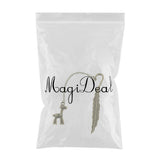 Maxbell Retro Metal Bookmarks with Pendant Stationery Book Lovers Gift Favors Deer