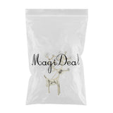 Max Charm Artificial Pearls Crystal Rhinestone Brooch Pin Jewelry Gift Deer