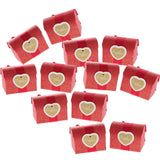Max 12pcs Paper Candy Gift Box with Bowknot Wedding Party Gift Favors Red