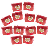 Max 12pcs Paper Candy Gift Box with Bowknot Wedding Party Gift Favors Red