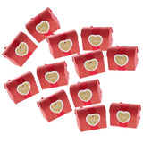 Max 12pcs Paper Candy Gift Box with Bowknot Wedding Party Gift Favors Red