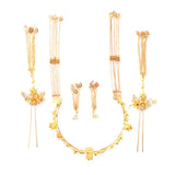 Max 5 Pieces Chinese Crown Tassel Earrings Hairpin Wedding Bridal Jewelry Set