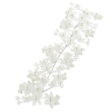 Max Chinese Wedding Traditional Flower Crystal Pearls Hair Clip Hairpin White