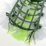 Max Funeral Flower Chrysanthemum Memorial Grave Flower  Pure white + green