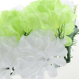 Max Funeral Flower Chrysanthemum Memorial Grave Flower  Pure white + green