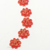 Max 10m Daisy Pearl Beads Chain Garland Strands Wedding Party DIY Decor Red