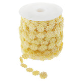 Max 14mm Beaded Trim Sewing String Favor Craft DIY Wedding Decor  Beige