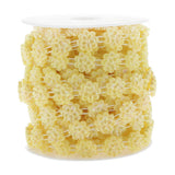 Max 14mm Beaded Trim Sewing String Favor Craft DIY Wedding Decor  Beige