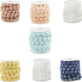 Max 14mm Beaded Trim Sewing String Favor Craft DIY Wedding Decor  Beige