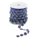 Max 14mm Beaded Trim Sewing String Favor Craft DIY Wedding Decor  Royal blue