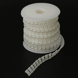 Max 10m Artificial Pearl Beads Chain Garland Strands Wedding Party DIY Decor White