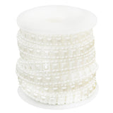 Max 10m Artificial Pearl Beads Chain Garland Strands Wedding Party DIY Decor White