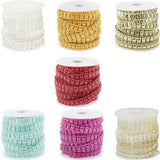 Max 10m Artificial Pearl Beads Chain Garland Strands Wedding Party DIY Decor White