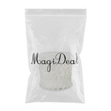 Max 15m Half Round Pearl Beads Chain Garland Strands Wedding Decor White