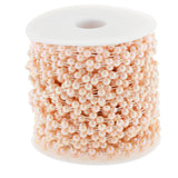 Max 15m Half Round Pearl Beads Chain Garland Strands Wedding Decor Light Pink