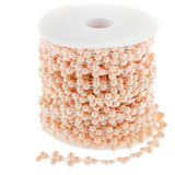 Max 15m Half Round Pearl Beads Chain Garland Strands Wedding Decor Light Pink