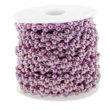Max 16yds Pearl Bead String Trim Sewing String Favor Crafts DIY Decor Purple