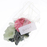 Max Silk Camellia Wrist Corsage Bridal Bracelet Wedding Hand Flower Pinkish