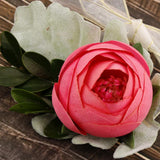 Max Silk Camellia Wrist Corsage Bridal Bracelet Wedding Hand Flower Pinkish