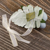 Max Silk Camellia Wrist Corsage Bridal Bracelet Wedding Hand Flower Bice