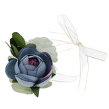 Max Silk Camellia Wrist Corsage Bridal Bracelet Wedding Hand Flower Bice