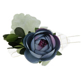 Max Silk Camellia Wrist Corsage Bridal Bracelet Wedding Hand Flower Bice