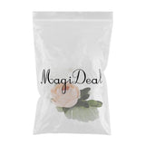 Max Silk Camellia Wrist Corsage Bridal Bracelet Wedding Hand Flower Champagne