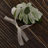 Max Silk Camellia Wrist Corsage Bridal Bracelet Wedding Hand Flower White