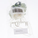 Max Silk Camellia Wrist Corsage Bridal Bracelet Wedding Hand Flower White