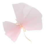 Max 10 Pieces Gauze Flower Wrapping Paper Bouquet Packing Decor Sweet Pink