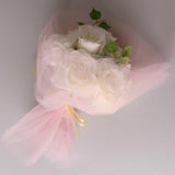 Max 10 Pieces Gauze Flower Wrapping Paper Bouquet Packing Decor Sweet Pink