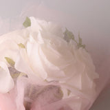 Max 10 Pieces Gauze Flower Wrapping Paper Bouquet Packing Decor Sweet Pink