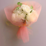 Max 10 Pieces Gauze Flower Wrapping Paper Bouquet Packing Decor Soot pink