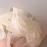 Max 10 Pieces Gauze Flower Wrapping Paper Bouquet Packing Decor Soot pink