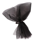 Max 10 Pieces Gauze Flower Wrapping Paper Bouquet Packing Decor Black