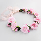 Max Wedding Flower Forehead Garland Hair Band Headwear Accessories