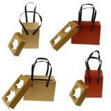 Max 1 PC Kraft Paper Gifts Bags Hand Bag Party Favor Supplies Portable Gift Box Small Red