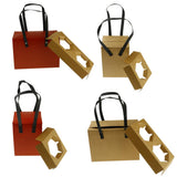 Max 1 PC Kraft Paper Gifts Bags Hand Bag Party Favor Supplies Portable Gift Box Small Red