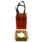 Max 1 PC Kraft Paper Gifts Bags Hand Bag Party Favor Supplies Portable Gift Box Small Red